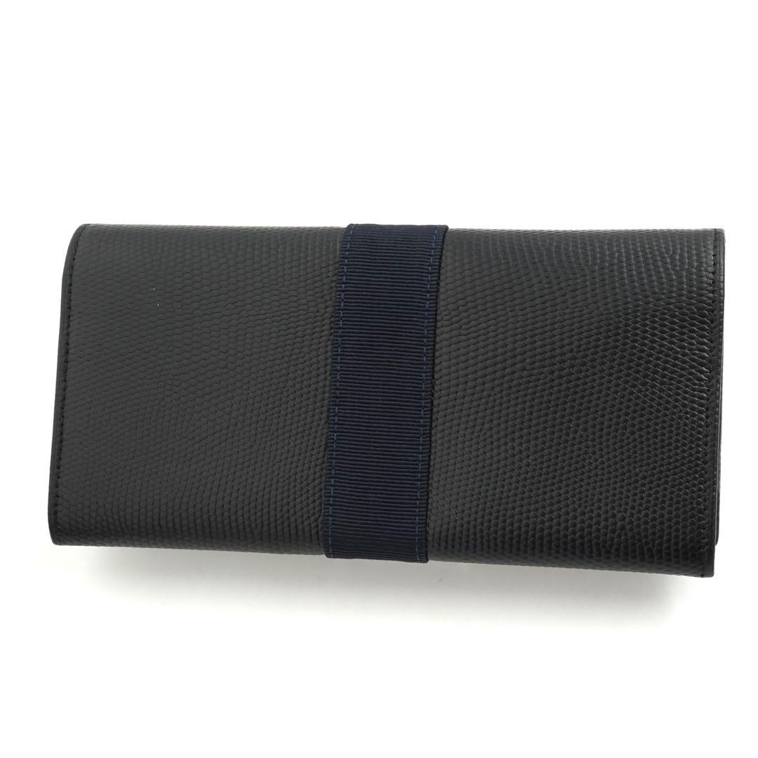 ✨未使用展示品・箱付き✨　Ferragamo 長財布　ヴァラリボン　リザード