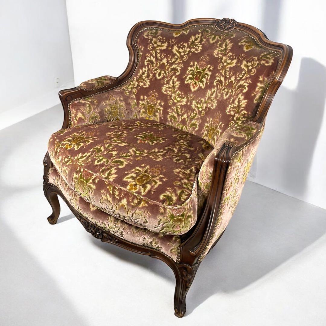 ひまわりサンサン　HR382 【美品】DOMANI ルイ15世 カリモク