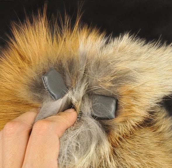 新品◆限定◆本物☆豪華レッドフォックスを両面で使ったネックウォーマー毛皮 ファー