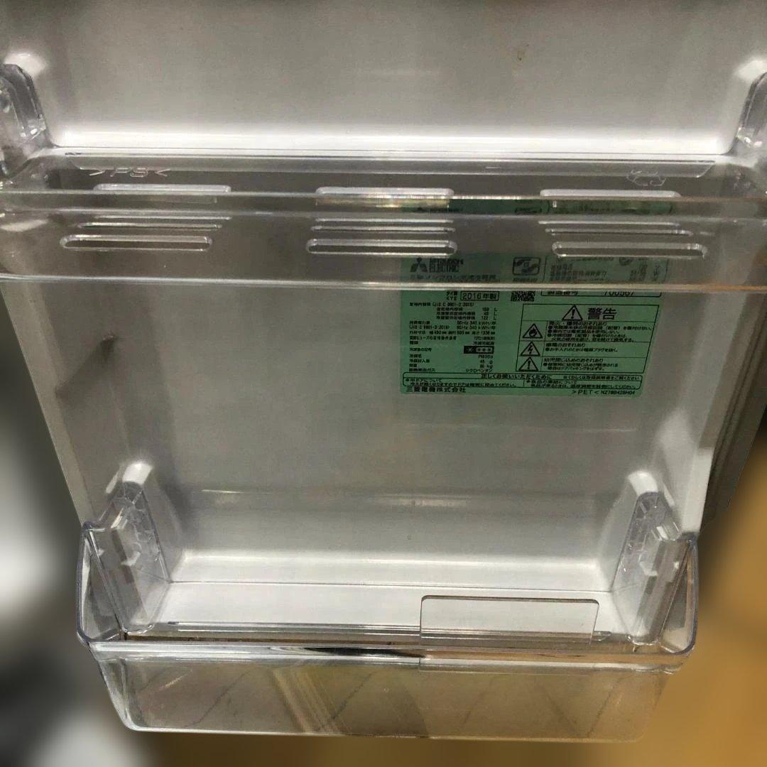 送料無料 三菱 MITSUBISHI 冷蔵庫 168L 2ドア 250916-5