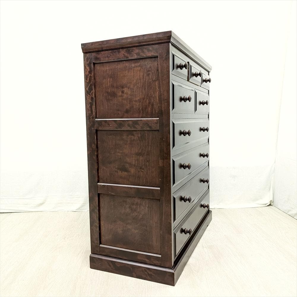 北海道民芸家具　樺 カバ材　整理箪笥　箪笥　タンス　たんす　チェスト　引き出し