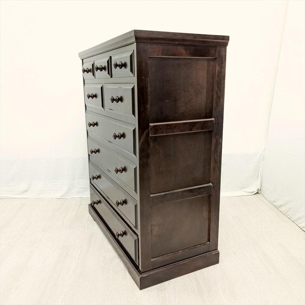 北海道民芸家具　樺 カバ材　整理箪笥　箪笥　タンス　たんす　チェスト　引き出し