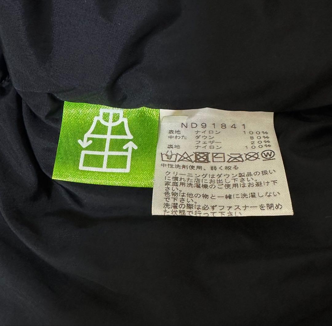 THE NORTH FACE ヌプシ ブラック ダウンジャケット　Lサイズ