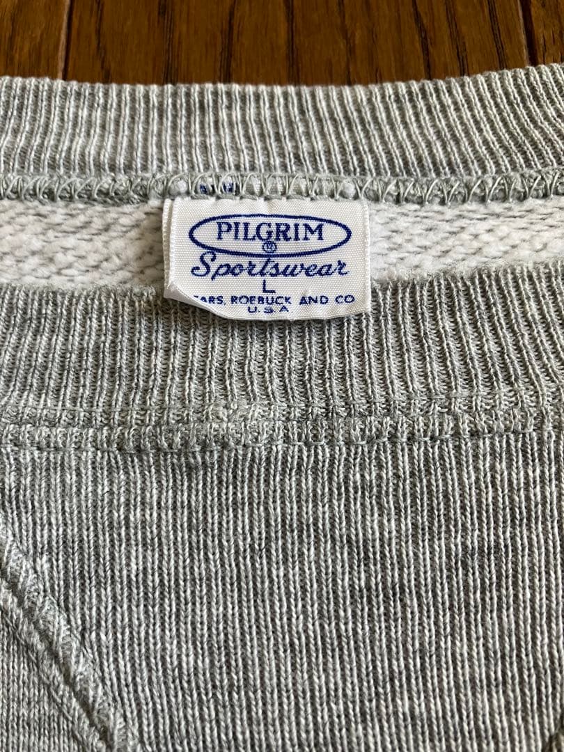 50s PILGRIM ピルグリム 前V スウェット L ビンテージ