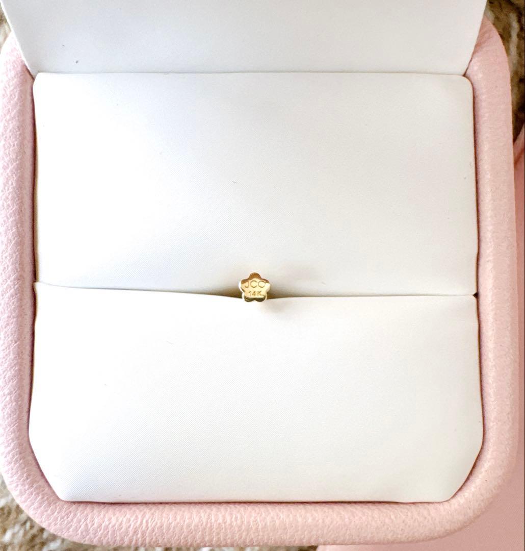 【試着のみ】 J&CO. ピアス 14Kジルコニア 片耳用 2.5mm