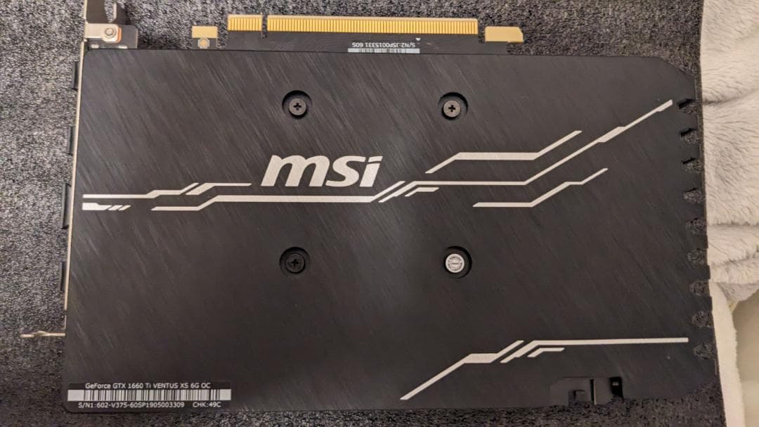 MSI GTX 1660 Ti VENTUS XS 6G OCグラフィックボード
