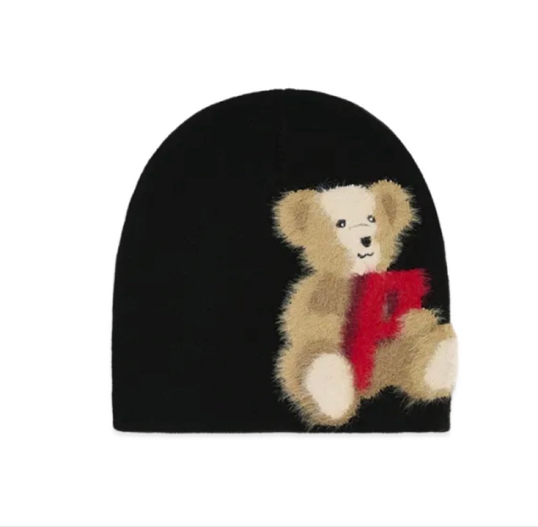 帽子 PALACE P Bear Nein Cuff Beanie Black