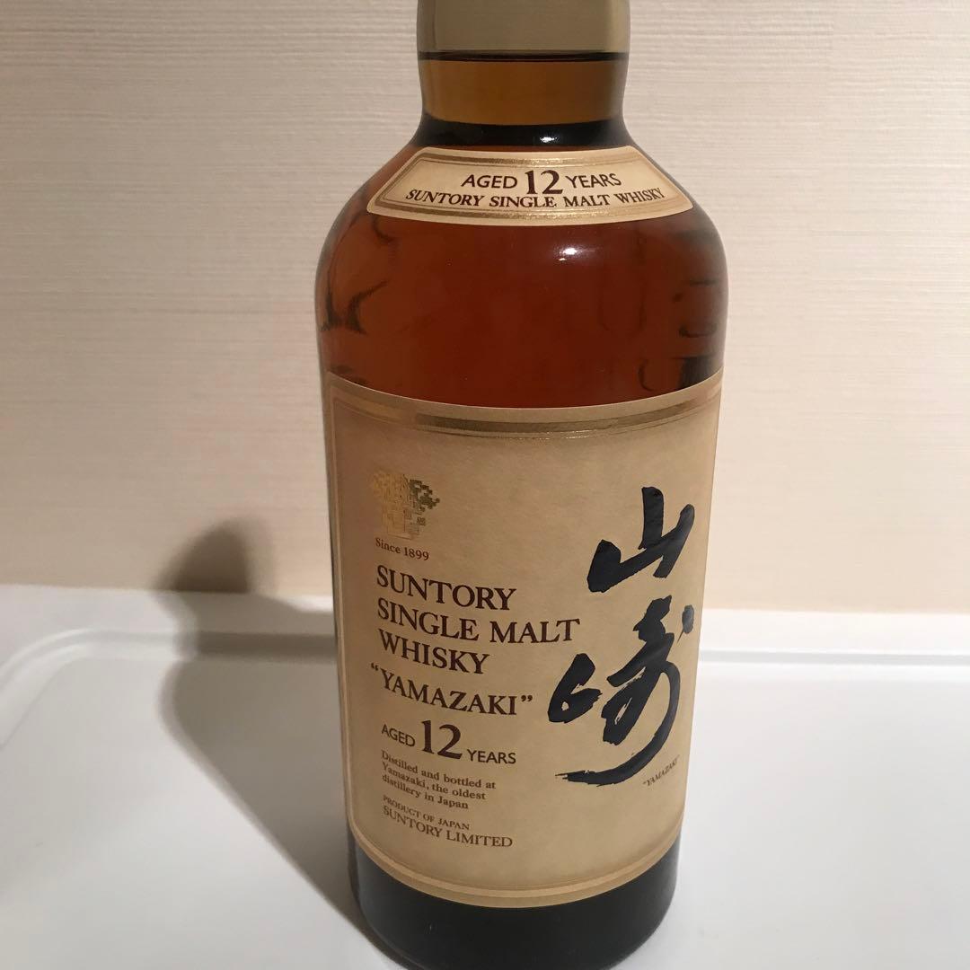 新品　一点もの　山﨑　旧ラベル　12年　シングルモルトウイスキー　750ML