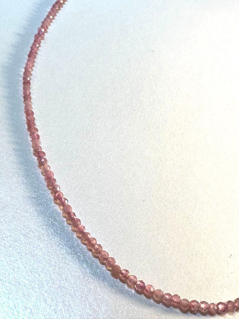 K18 ピンクトルマリンネックレス