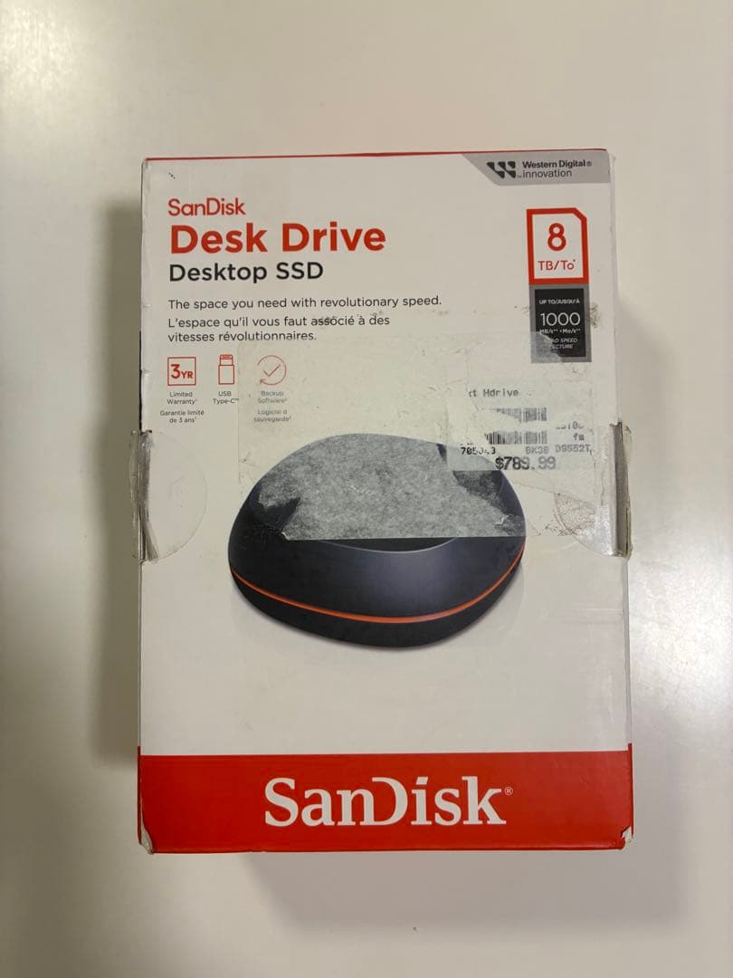 SanDisk Desk Drive 外付けSSD