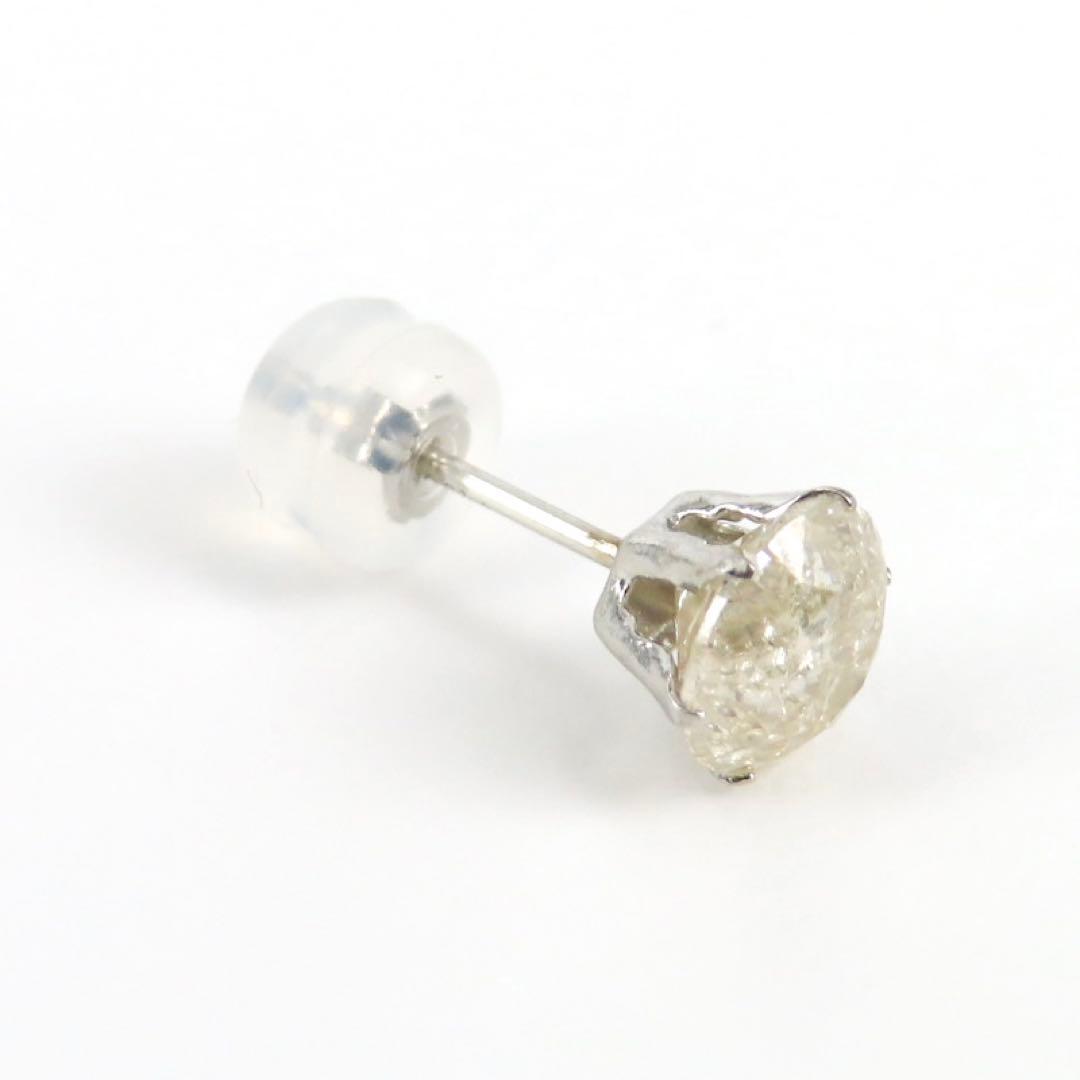 た*そ様 新品　Pt900 ダイヤモンド0.7ct 片耳ピアス　プラチナ　超お買