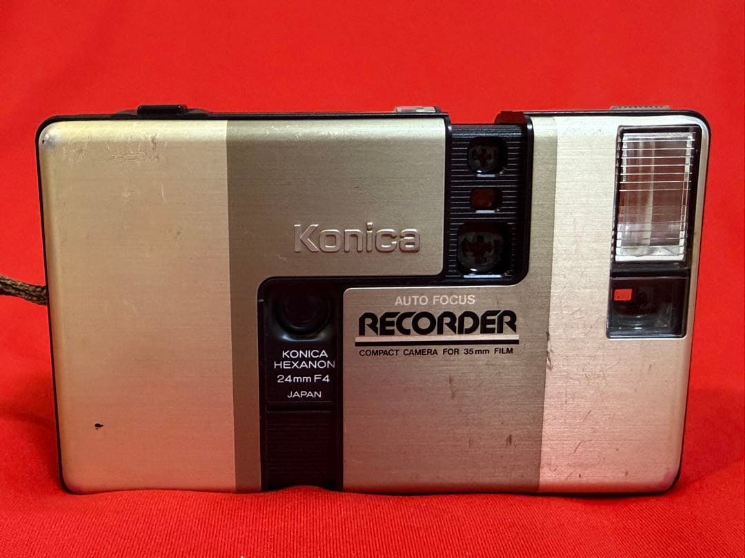 w*4様 ジャンク品扱 ★☆ KONICA コニカ RECORDER フィルムカ
