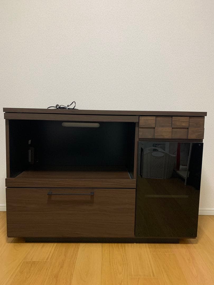 COLK 120 COUNTER ダークブラウン 食器棚