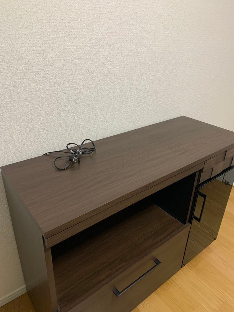COLK 120 COUNTER ダークブラウン 食器棚