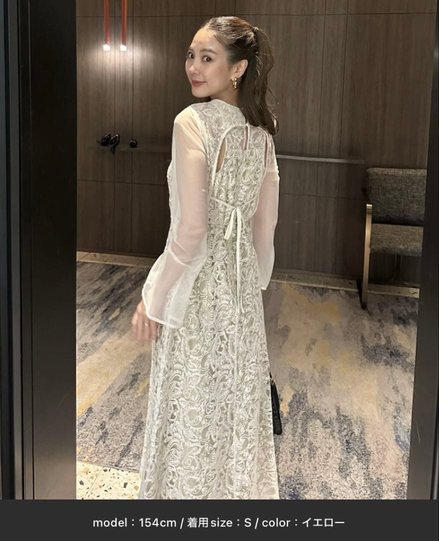 スーツ・フォーマル・ドレス ANDRESD leaf embroidery back design