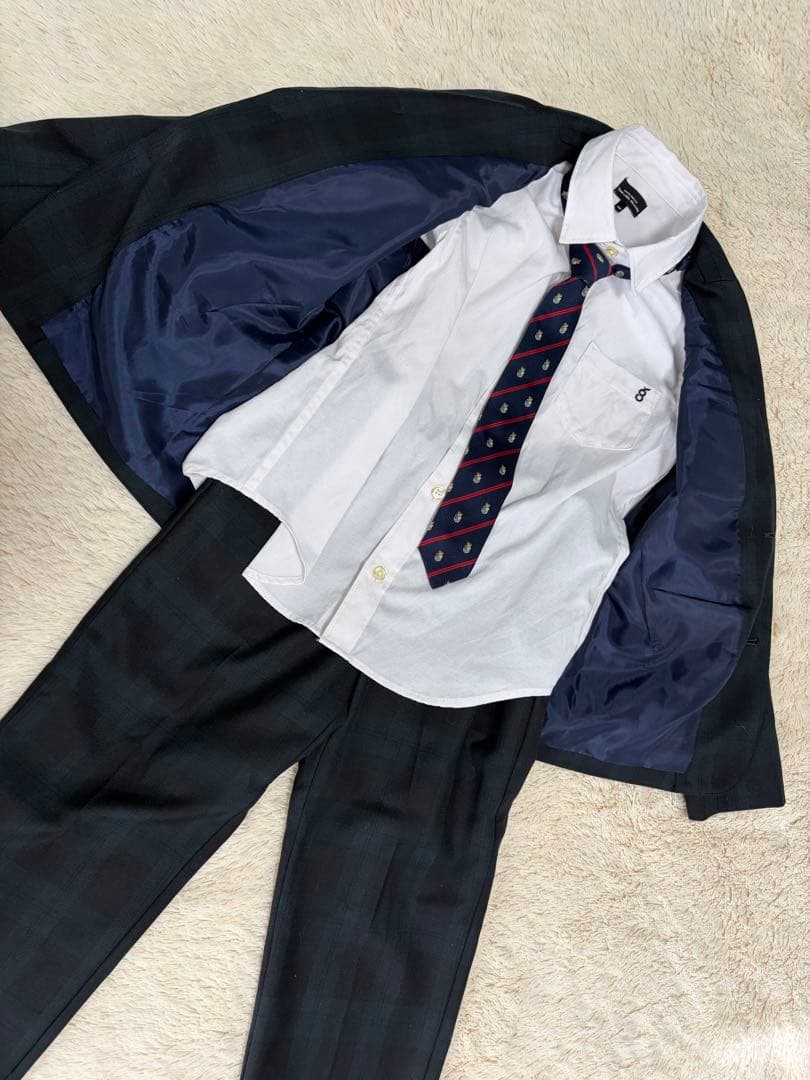 グリーンレーベル　ジャケット　パンツ　シャツ 130cm 入学式用