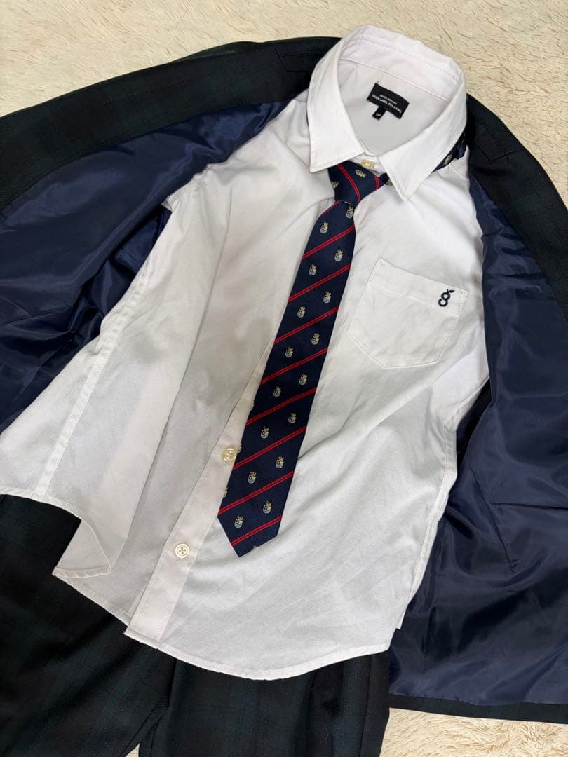 グリーンレーベル　ジャケット　パンツ　シャツ 130cm 入学式用