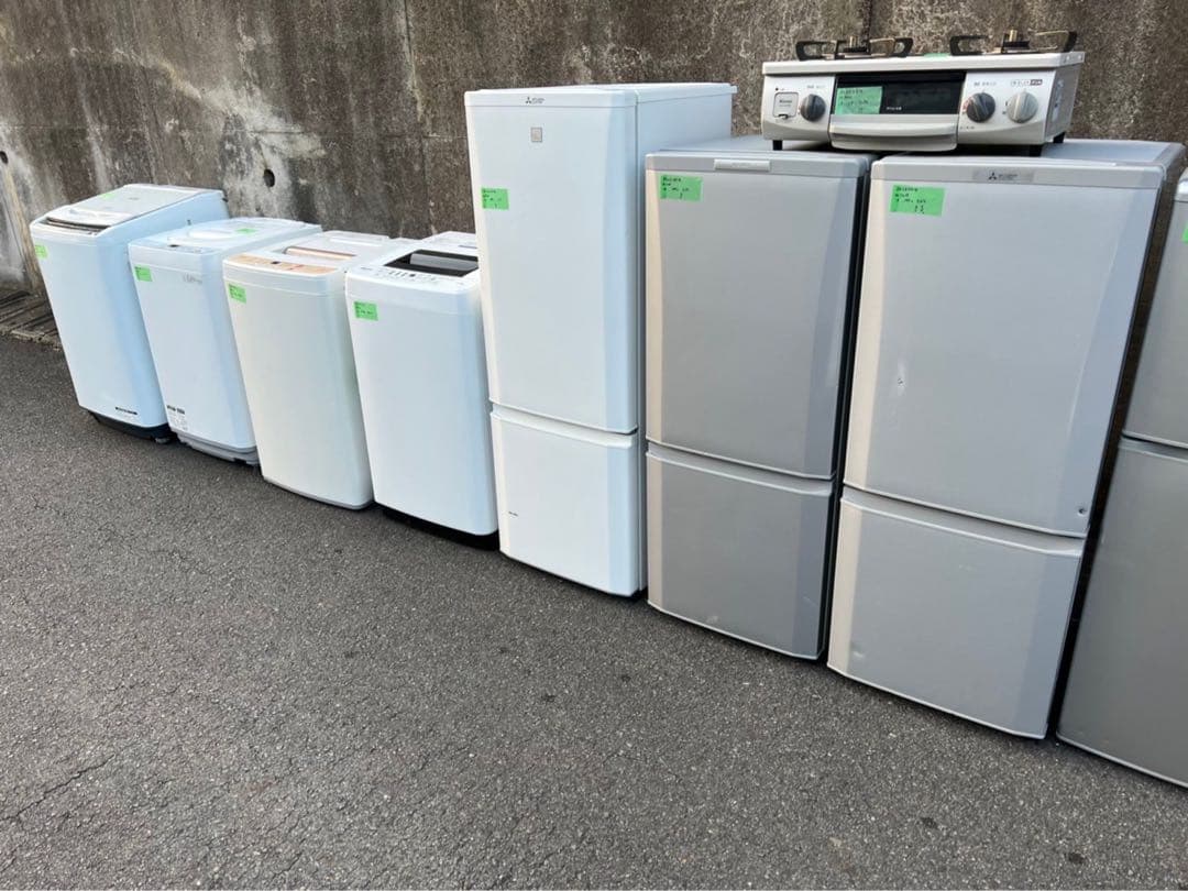 【高年式】お任せ4点セット 一人暮らし用 冷蔵庫、洗濯機、炊飯器、電子レンジ