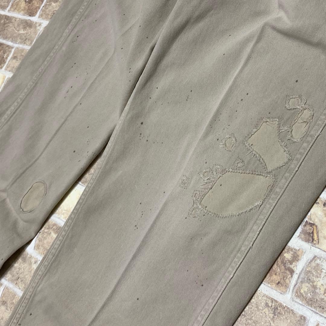 visvim ビズヴィム ダメージ チノパン