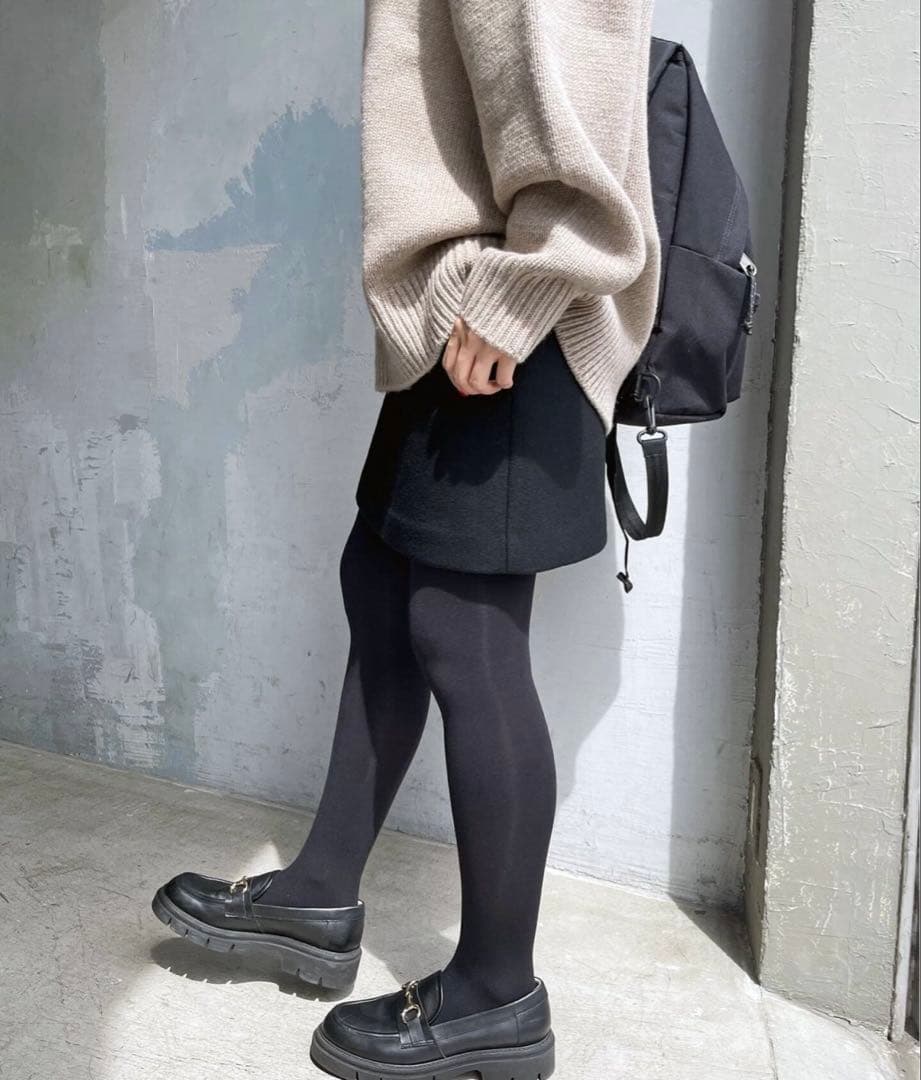 Spick and Span メルトンAラインミニスカート　サイズ36