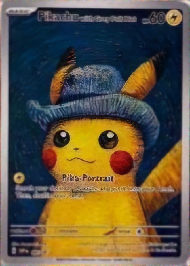 ゴッホ展ピカチュウ