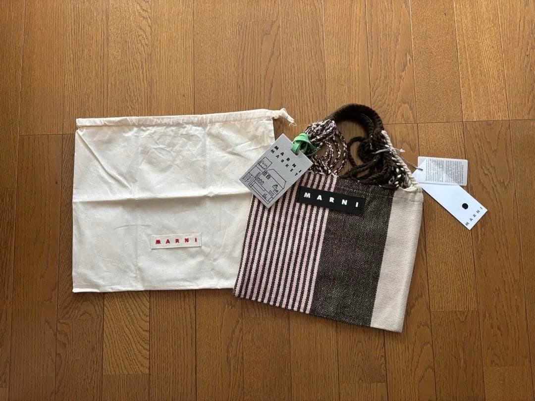 （ちぃさん専用）MARNI MARKET ハンドバッグ ブラウン/ベージュ