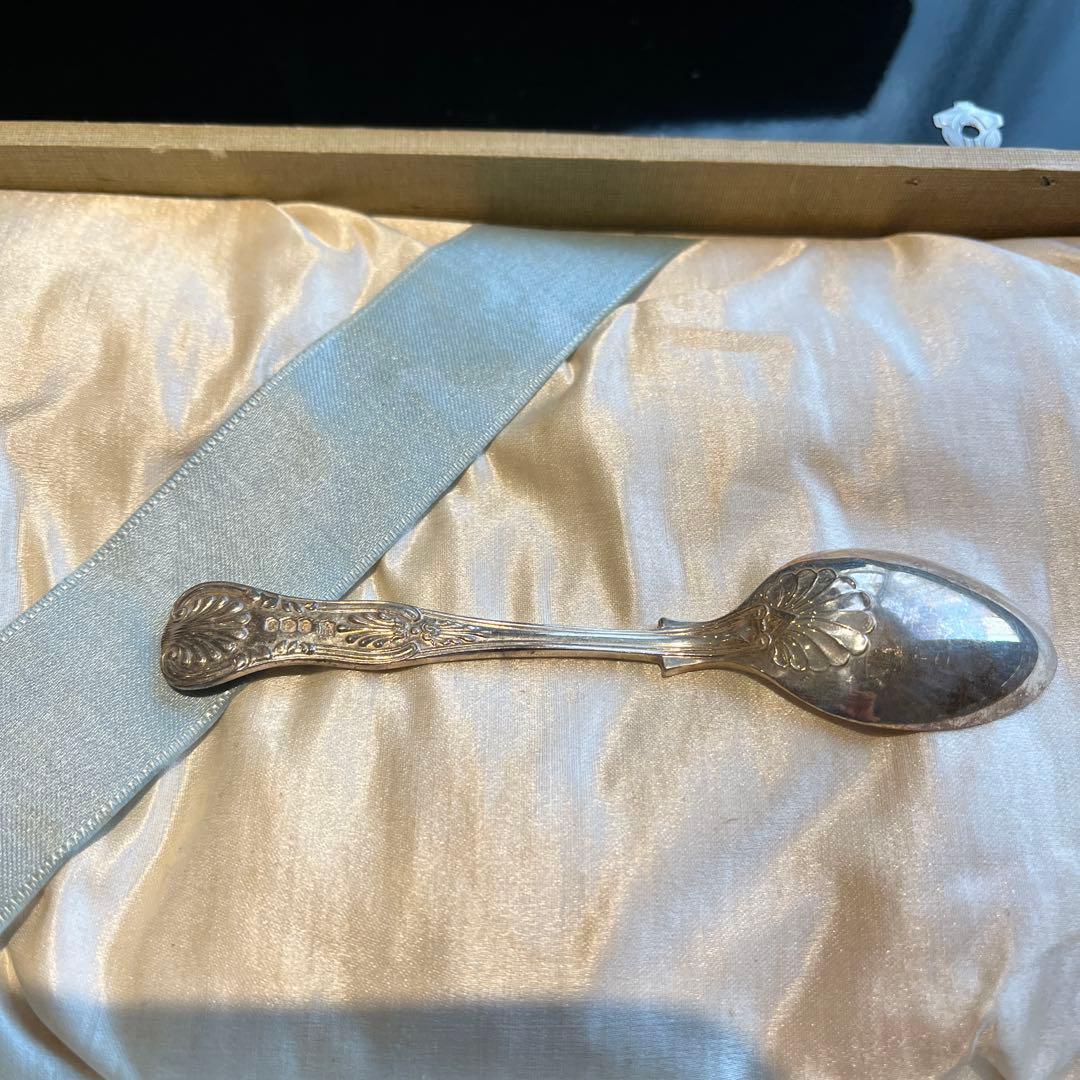 銀製スプーン 12本セット 専用ケース付き