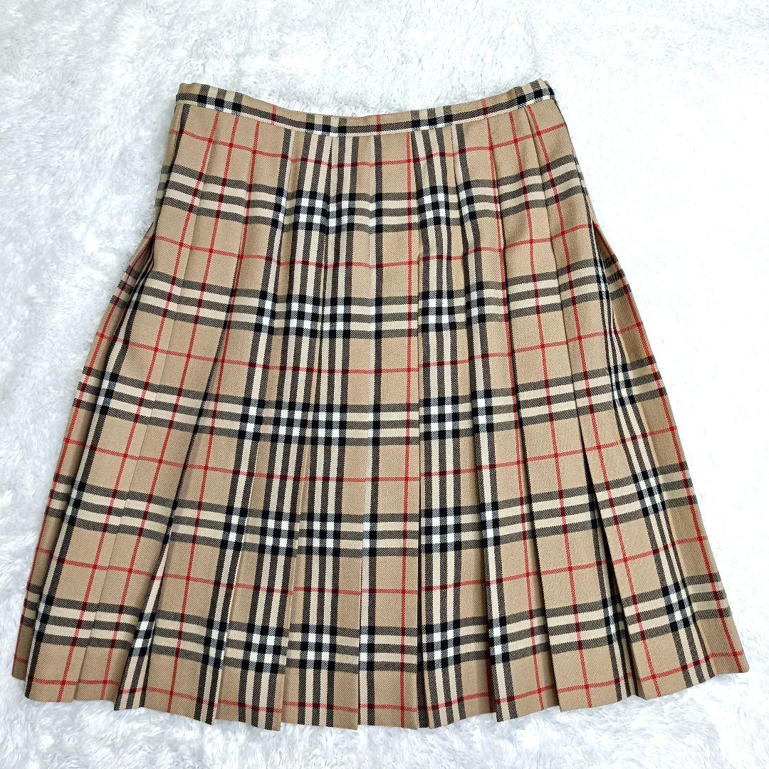 BURBERRY BLUE LABEL ノバチェック プリーツスカート 38