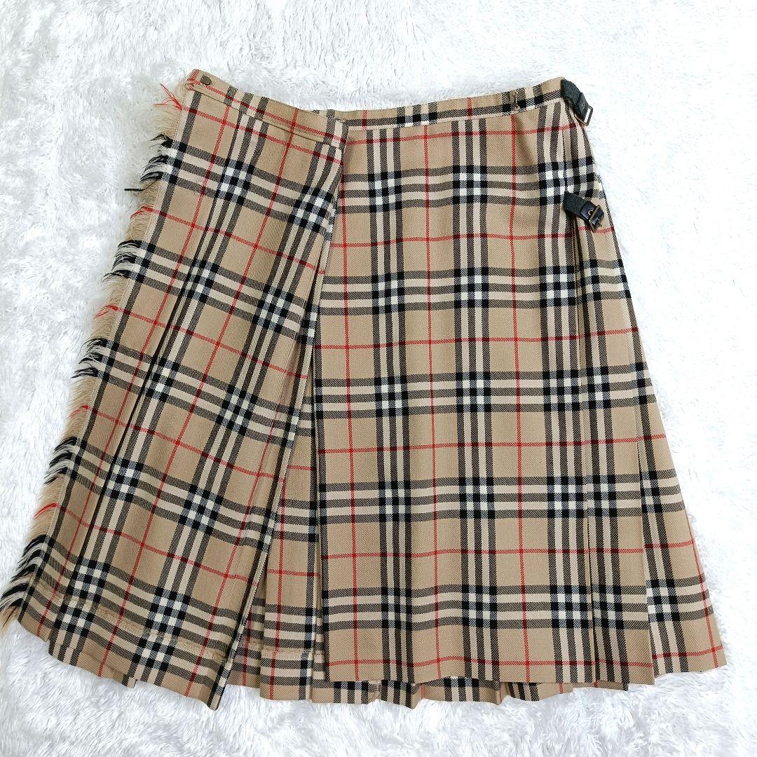 BURBERRY BLUE LABEL ノバチェック プリーツスカート 38