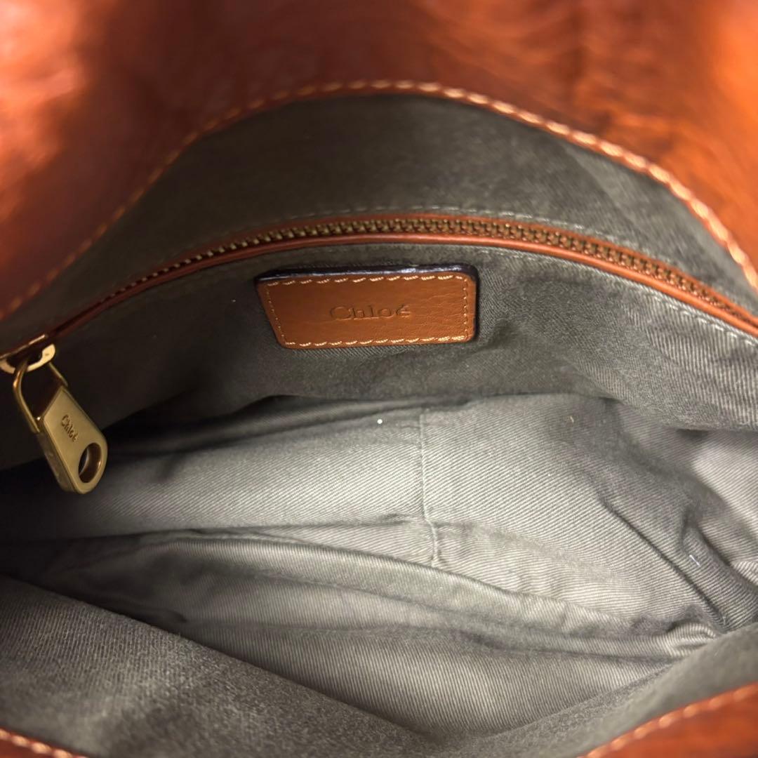 美品✨クロエ マーシー シボ革 レザー ミニショルダーバッグ 斜め掛け