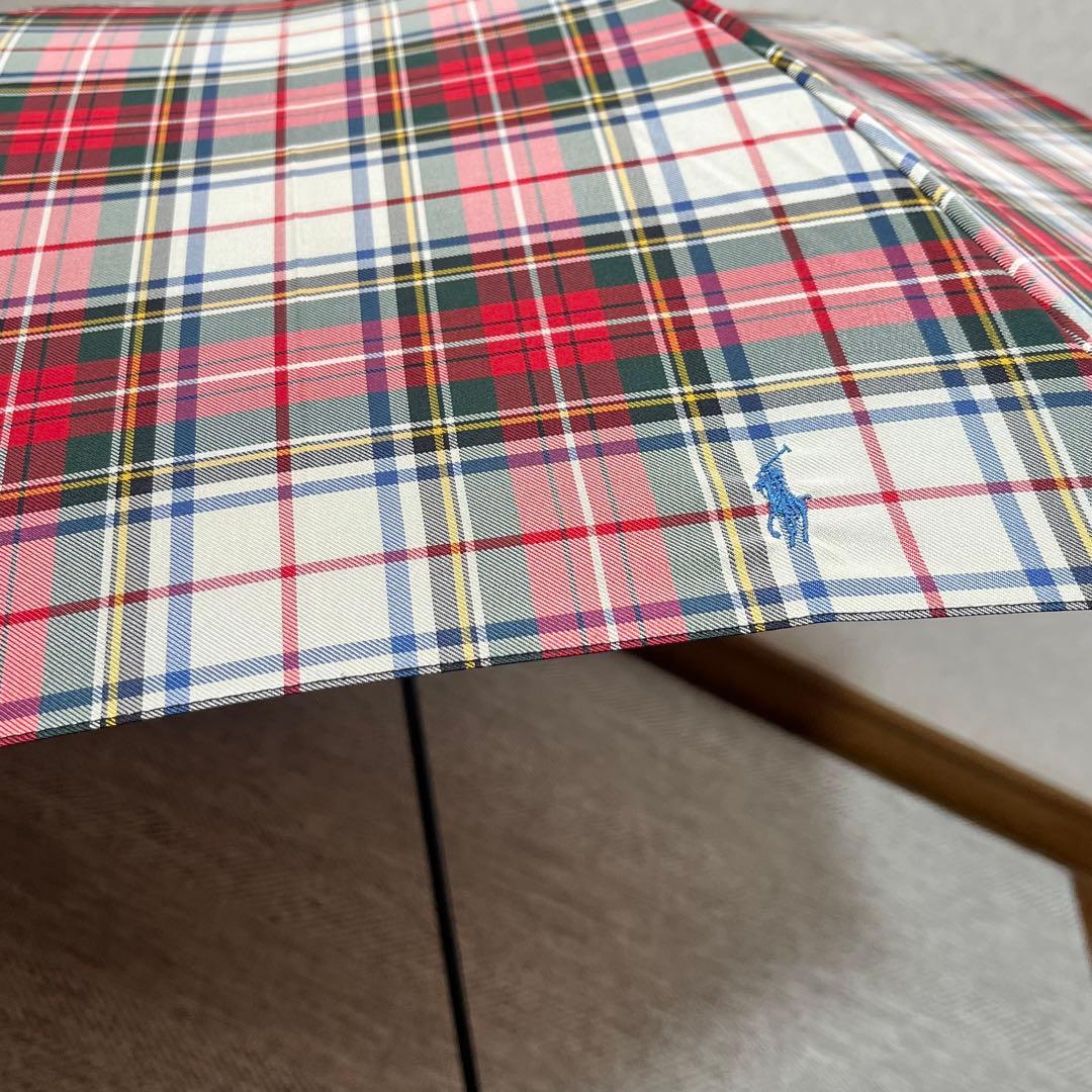 Ralph Lauren ラルフローレン　タータンチェックマルチカラー　長傘