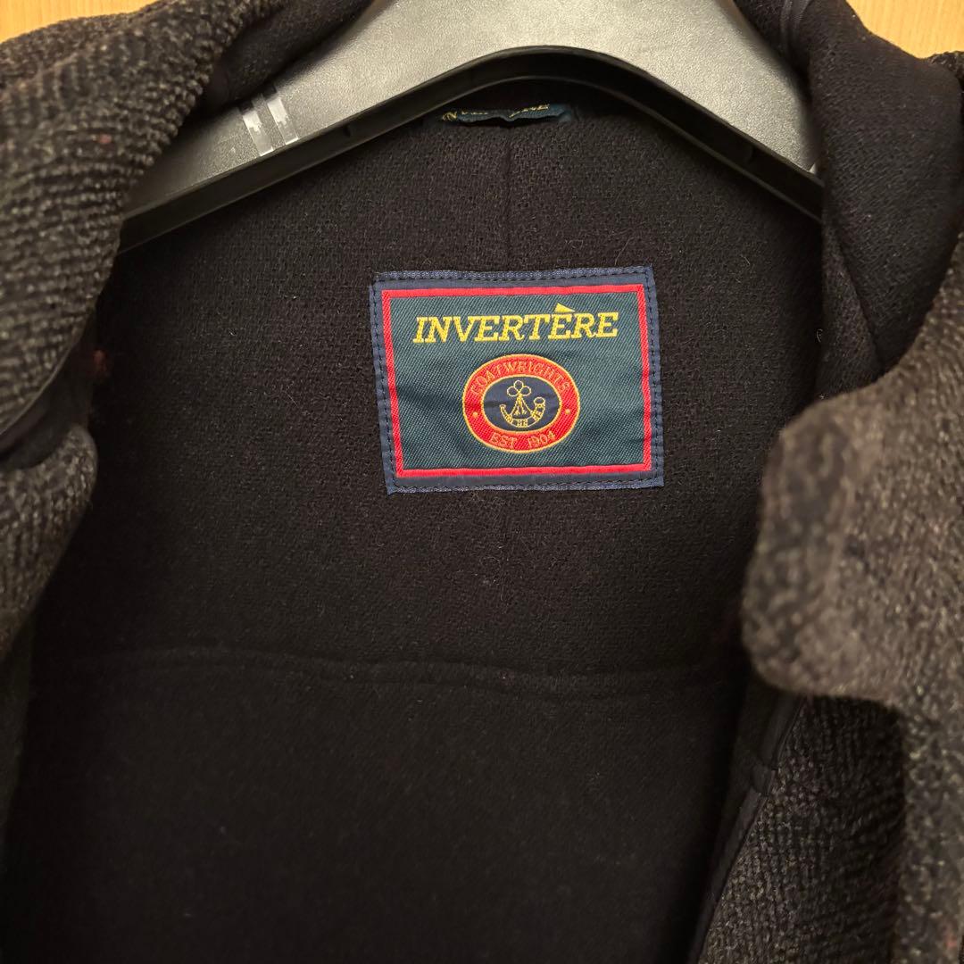 INVERTERE インバーティア ダッフルコート ウール100 チャコール