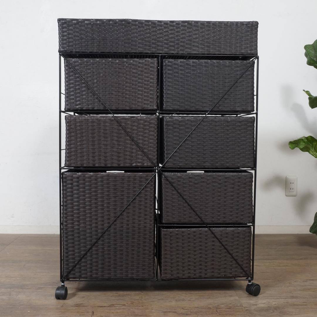 茶豆フォロー割【新品】お掃除簡単ランドリーチェストアウトレット