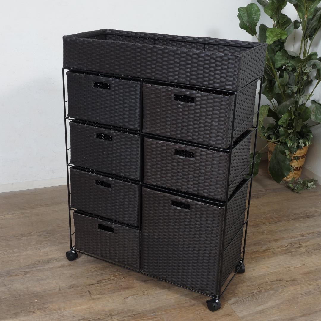 茶豆フォロー割【新品】お掃除簡単ランドリーチェストアウトレット