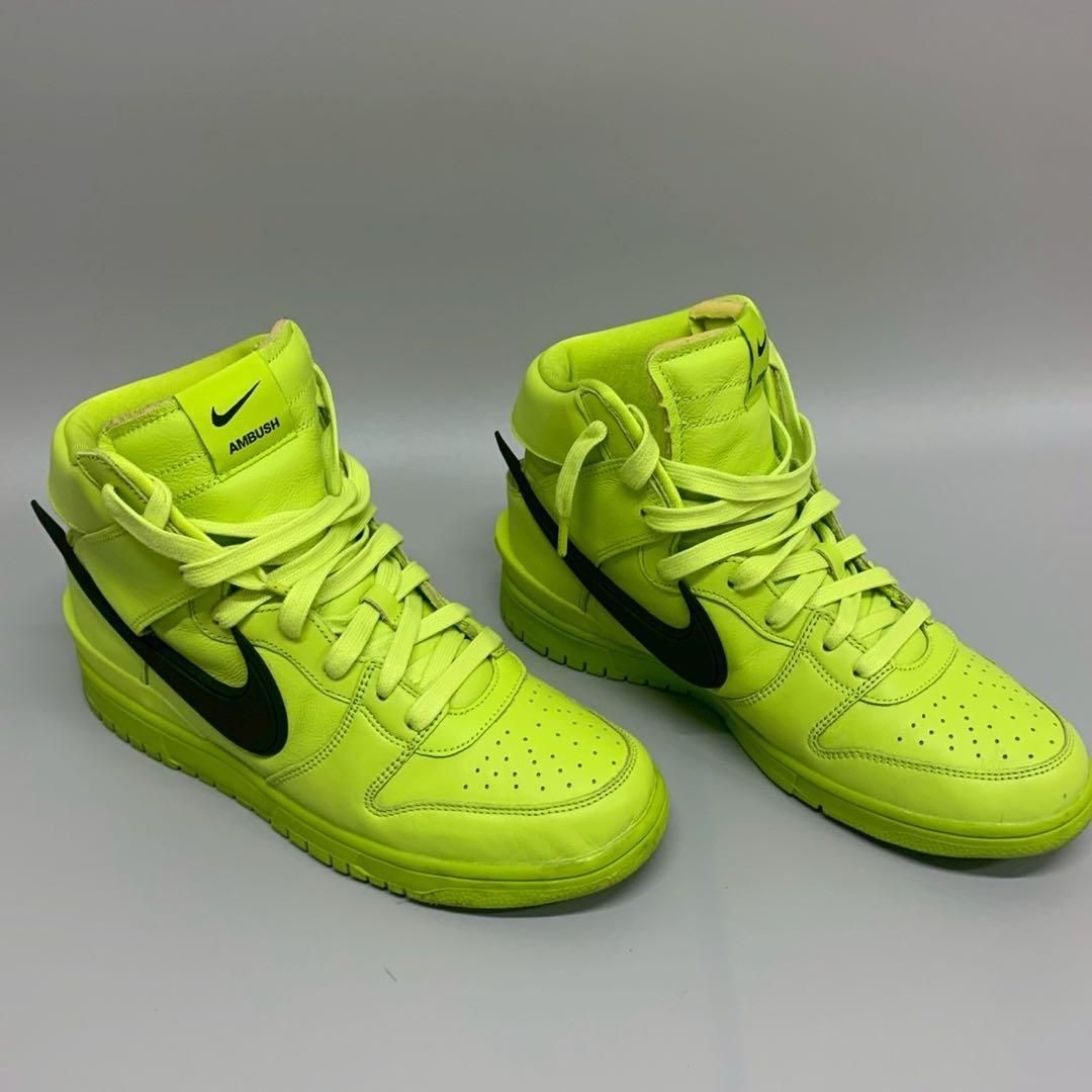 美品 NIKE AMBUSH DUNK HIGH アトミックグリーン3回着用