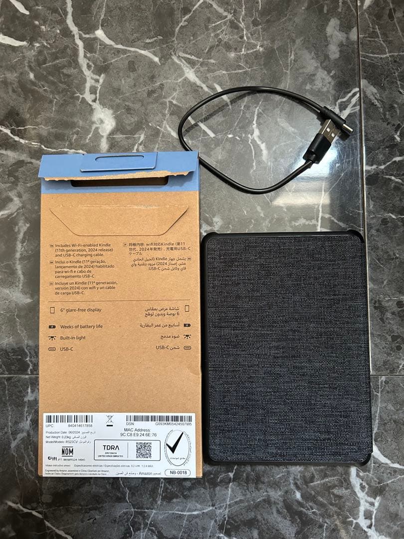 Kindle (2024年発売) 6インチディスプレイ16GBストレージブラック