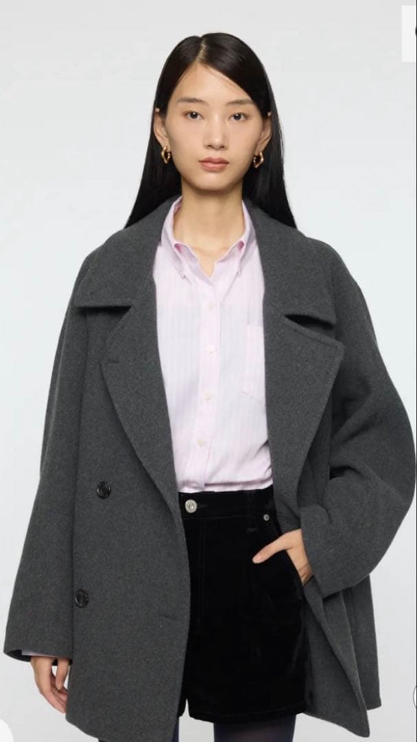 moussy DOUBLE BREASTED MID コート