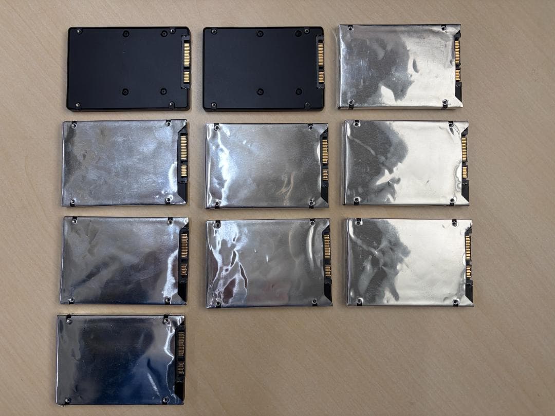 【中古動作品】SAMSUNG サムスン SSD SATA 128GB x 10個