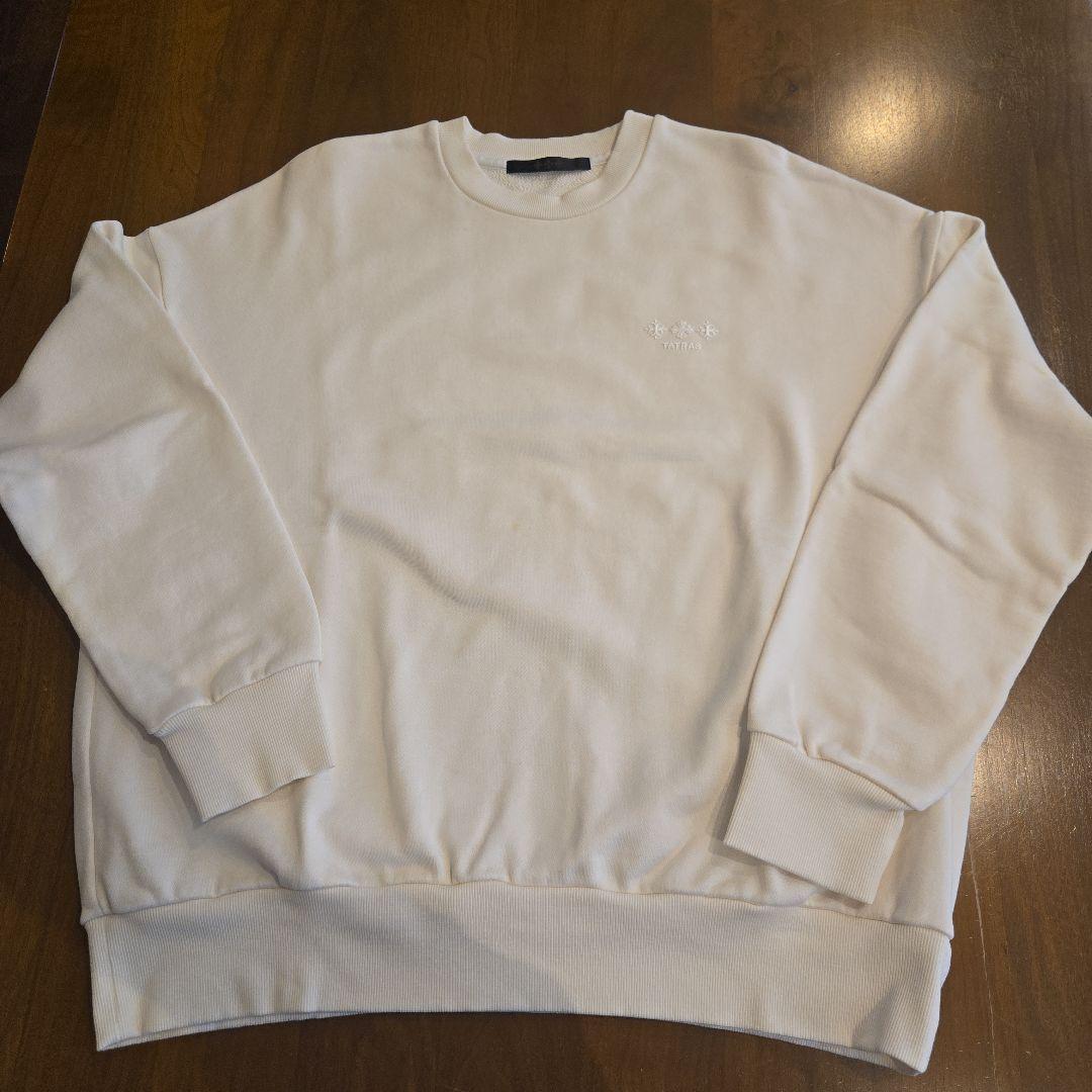 TATRAS 別注 FITART ブランドロゴクルーネックスウェット