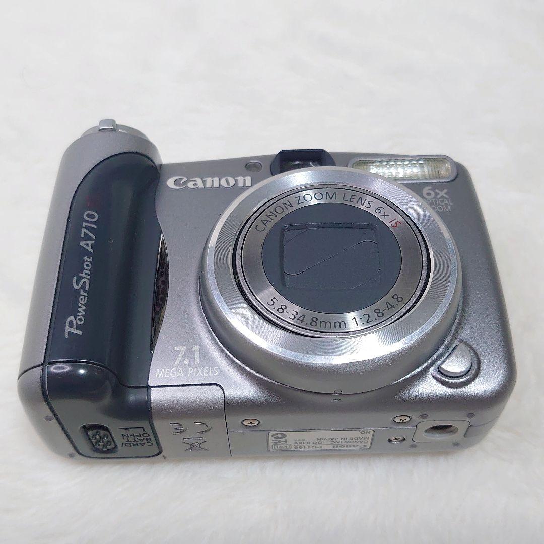 ✨稼働品✨Canon PowerShot A710 IS シルバー 単3電池