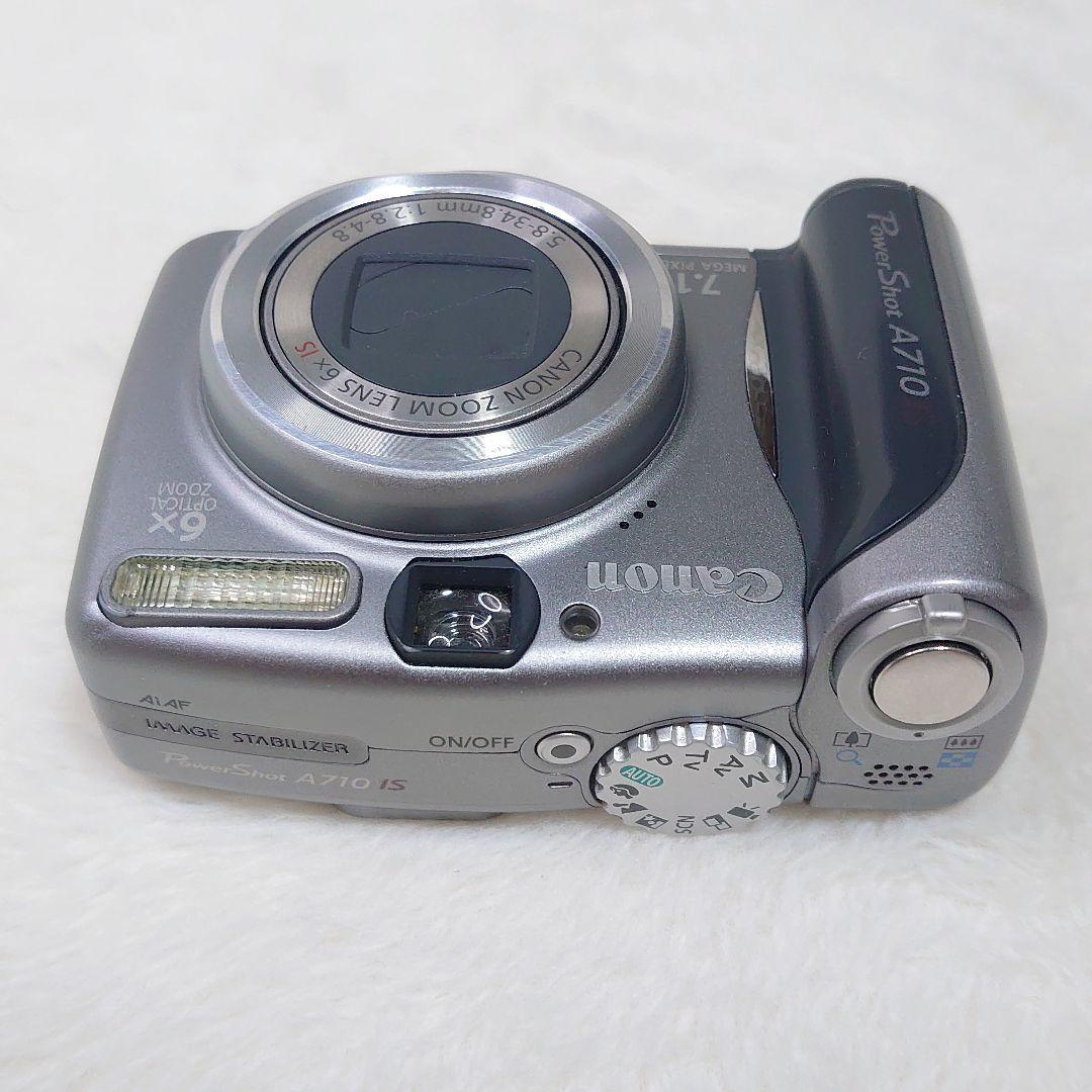 ✨稼働品✨Canon PowerShot A710 IS シルバー 単3電池