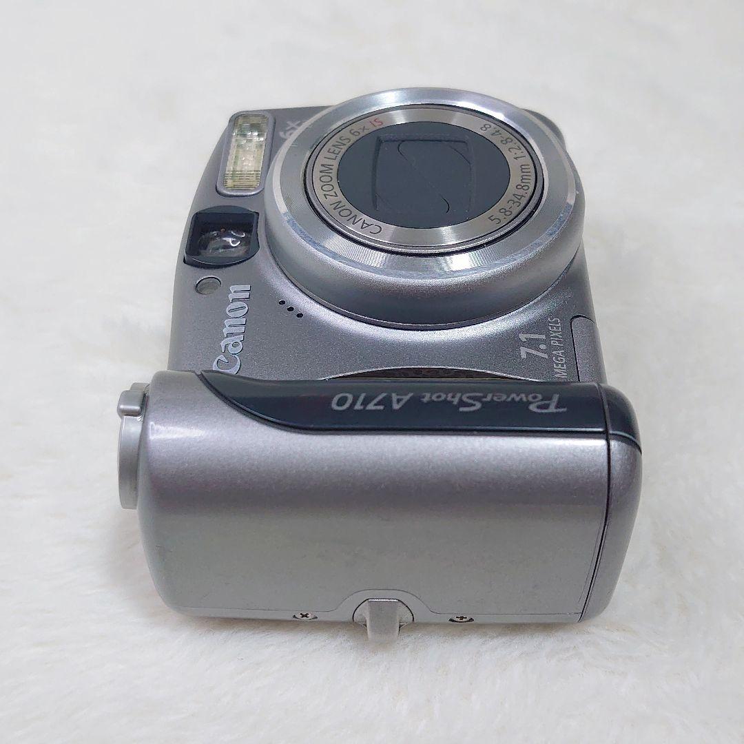 ✨稼働品✨Canon PowerShot A710 IS シルバー 単3電池