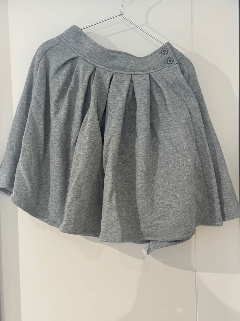 Coyseio グレー プリーツスカート