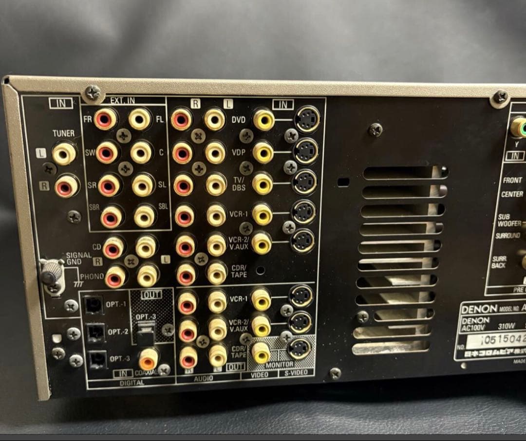 【通電確認済】DENON AVC-3500 プリメインアンプ シルバー