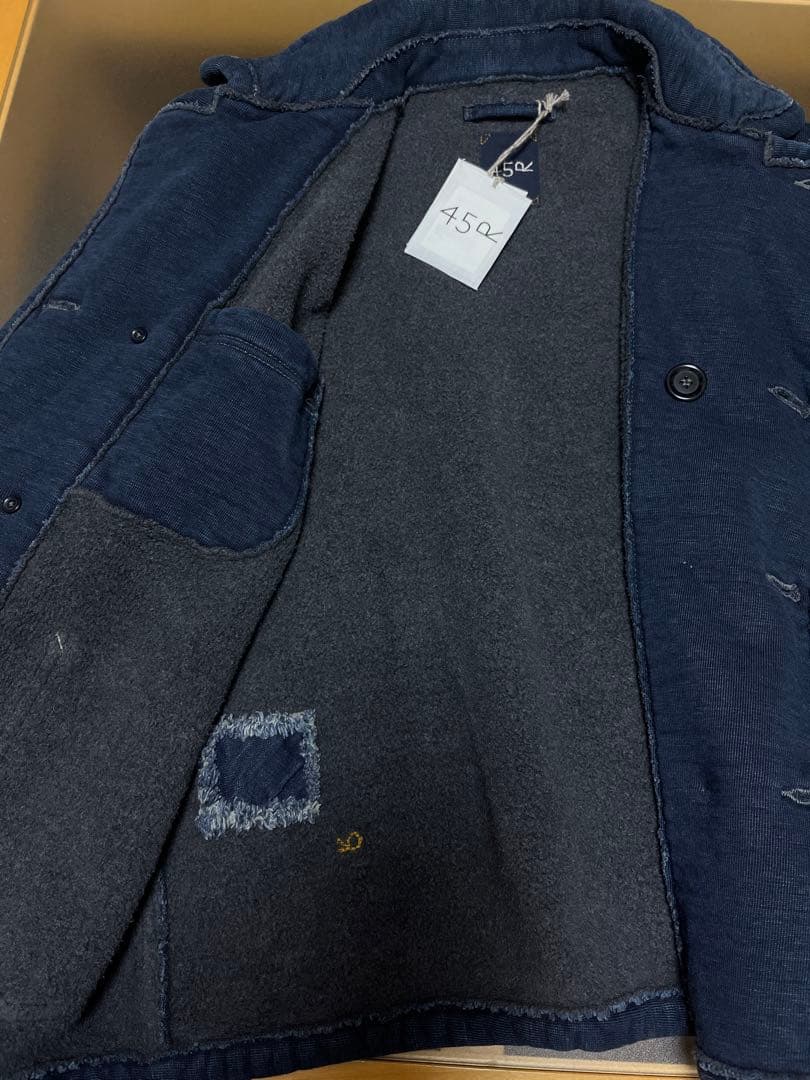 ★新品【45R】北海道本裏毛の908チロリアン（インディゴ）定価123200円