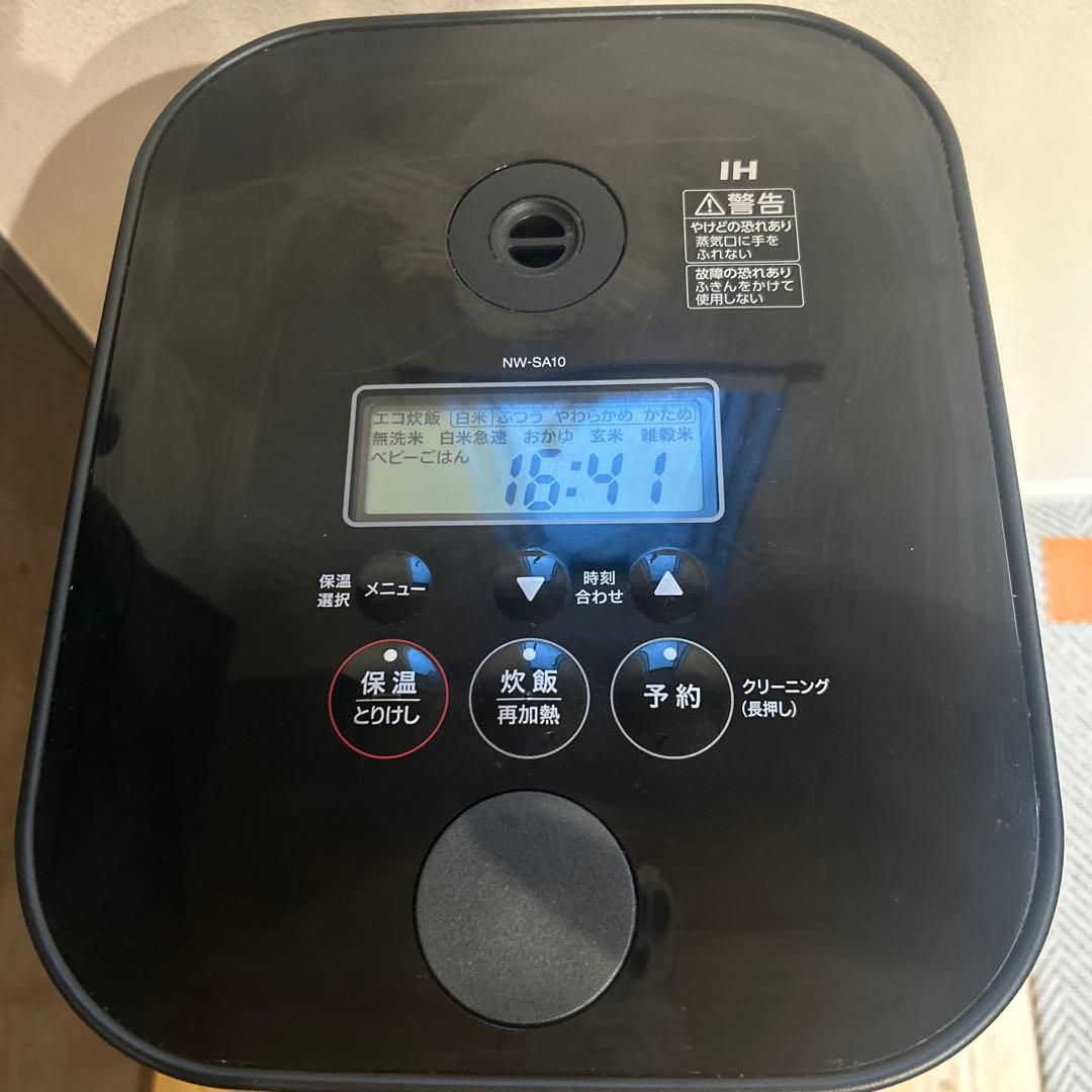 ZOJIRUSHI IH炊飯器 NW-SA10 ブラック　STAN