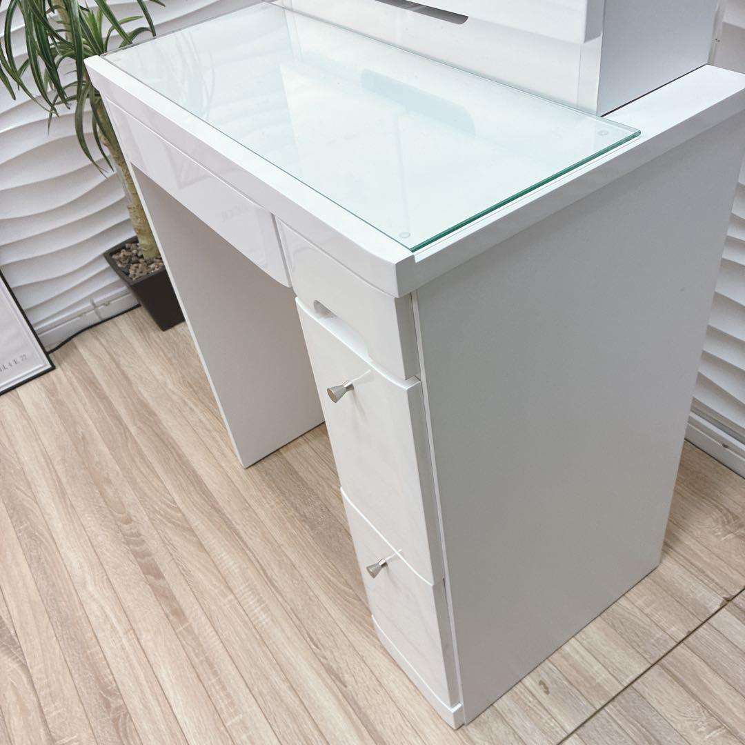 ◇大阪府 神戸市 配達料無料！◇ニトリ◇三面鏡ドレッサー◇チェアセット◇