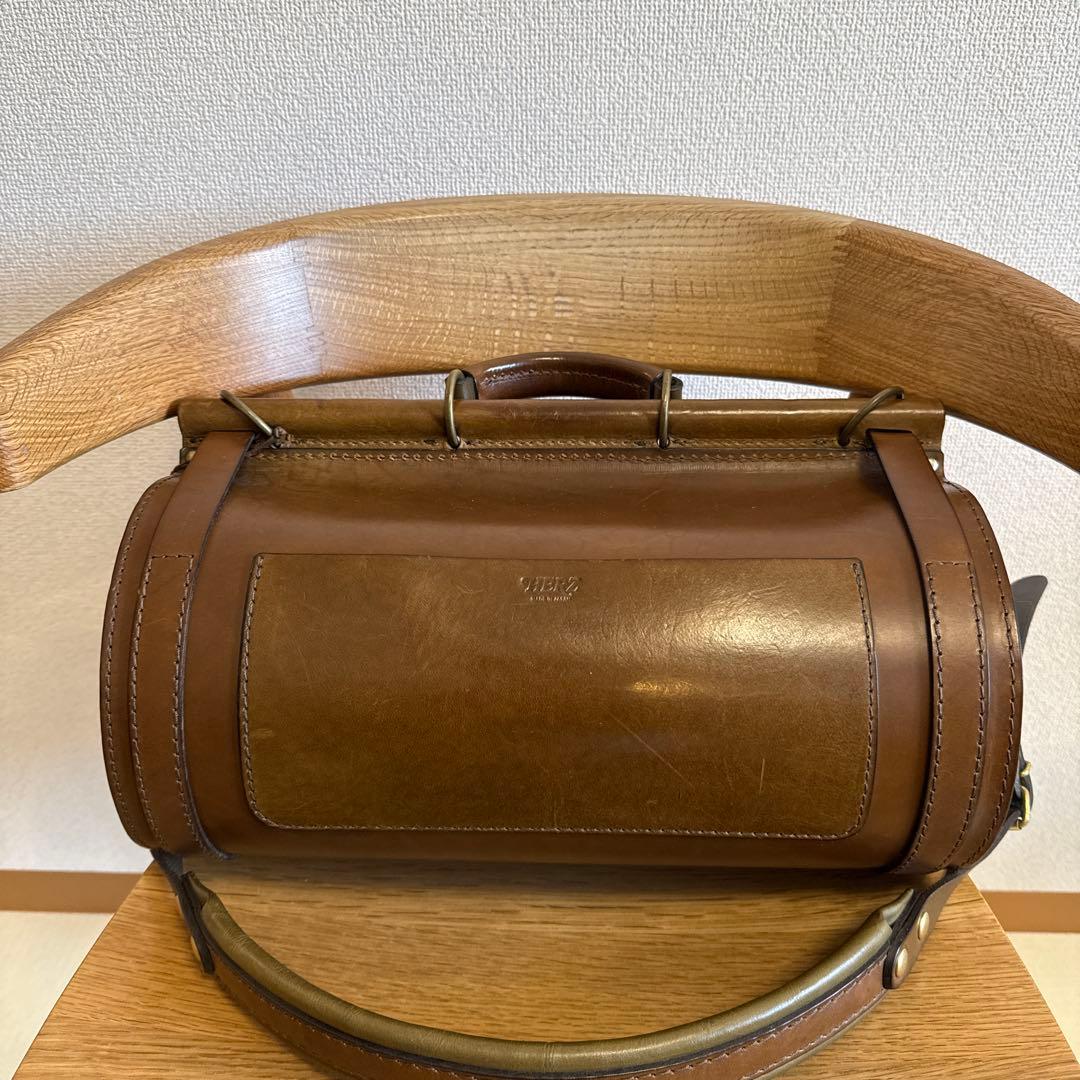 （8/11まで値下げ）　ヘルツ　ドラム型　2way ショルダーバッグ（A-89）