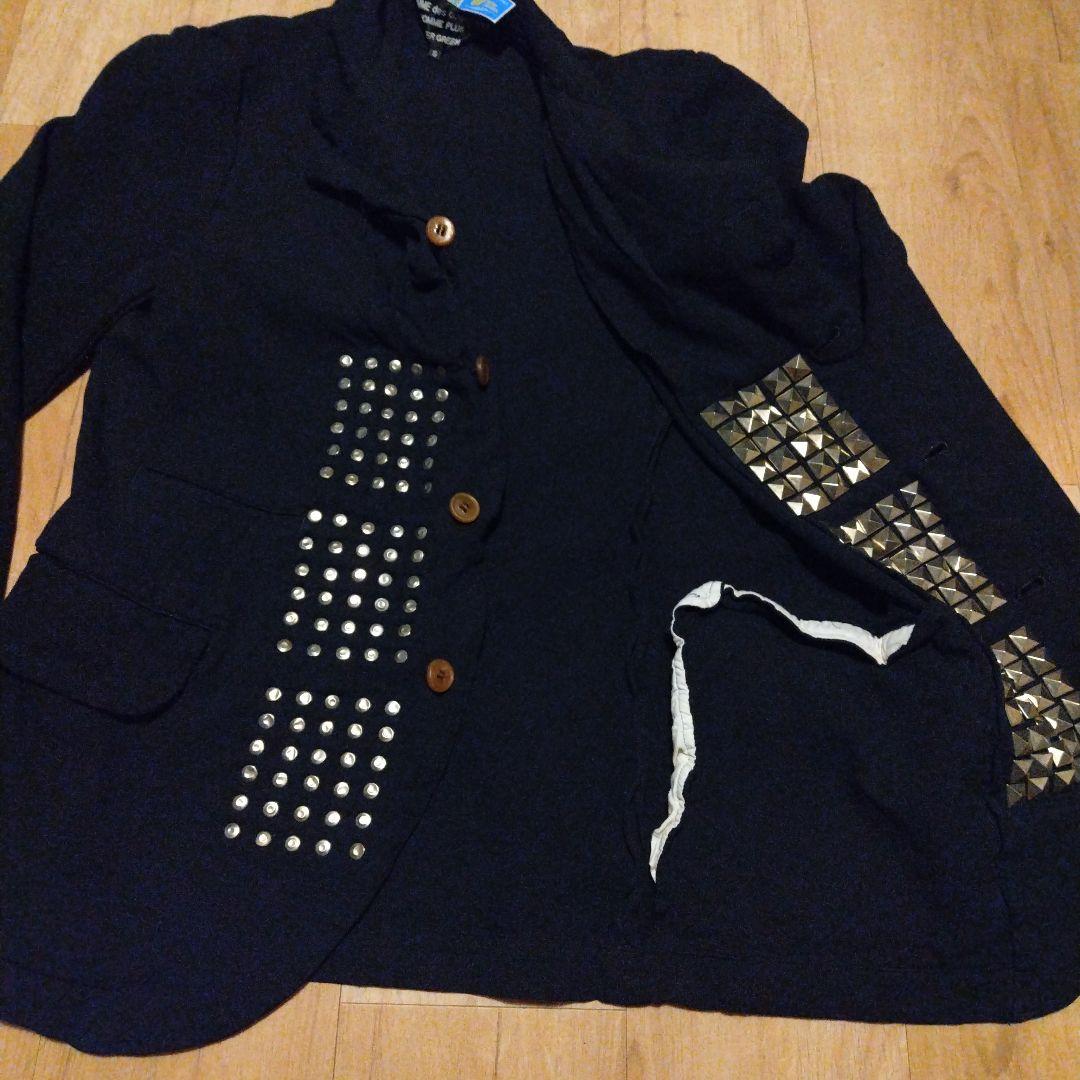 ぬぬぬ ギャルソン オムプリュス スタッズテーラードジャケット