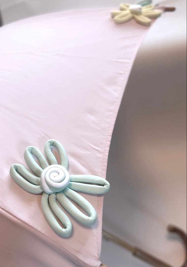 さえら☆ポテチーノ新品タグ付希少品　　　　　　　　　　　　　　雨傘　お花モチーフ